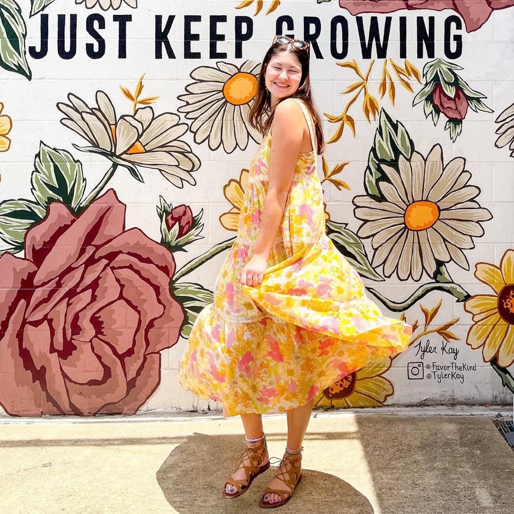 AE floral maxi dress
